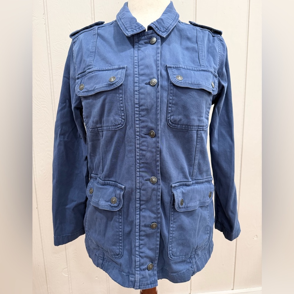 Women's Blue Utility Jacket